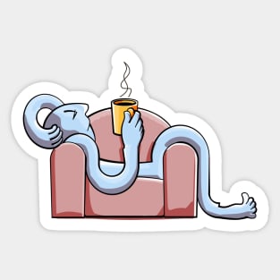 TimeWaster Drinking Sticker